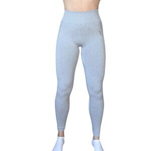 Gymshark Flex High-Waisted Grey Seamless Leggings Women Size Small